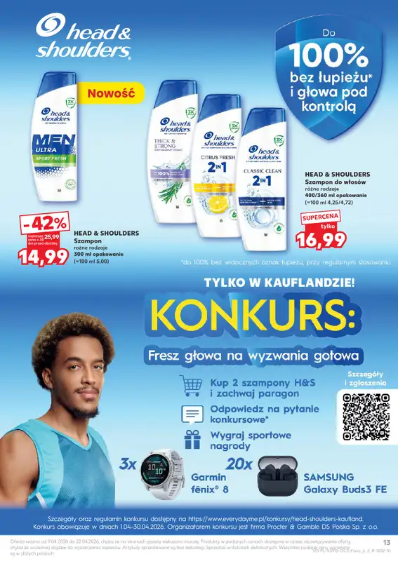 Kaufland - gazetka promocyjna Oferta Kaufland - Drogeria od czwartku 09.04 do środy 22.04 - strona 13