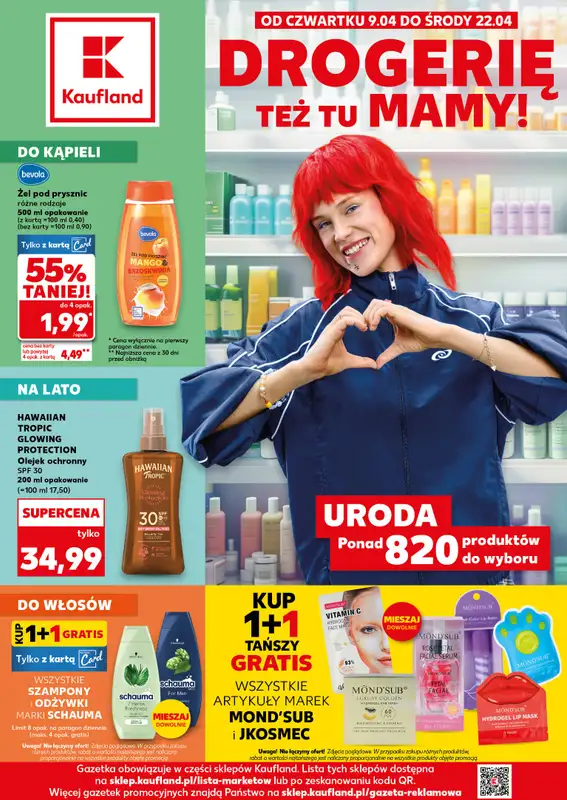 Kaufland - gazetka promocyjna Oferta Kaufland - Drogeria od czwartku 09.04 do środy 22.04