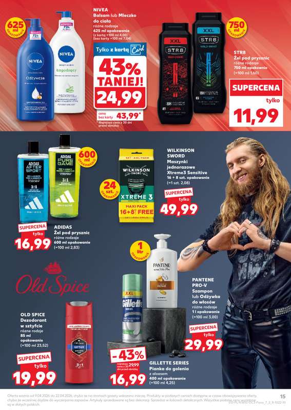 Kaufland - gazetka promocyjna Oferta Kaufland - Drogeria od czwartku 09.04 do środy 22.04 - strona 15