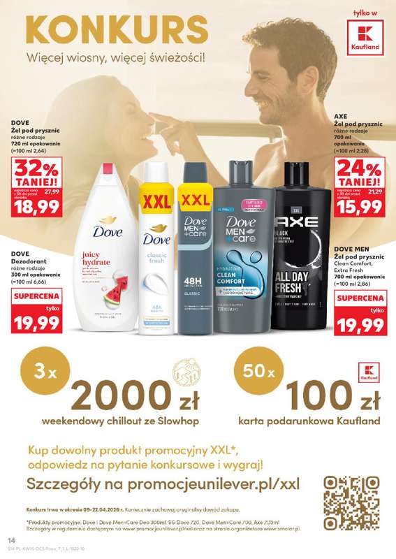 Kaufland - gazetka promocyjna Oferta Kaufland - Drogeria od czwartku 09.04 do środy 22.04 - strona 14