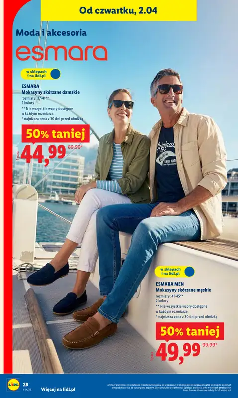 Lidl - gazetka promocyjna Oferta od czwartku od czwartku 02.04 do soboty 04.04 - strona 28