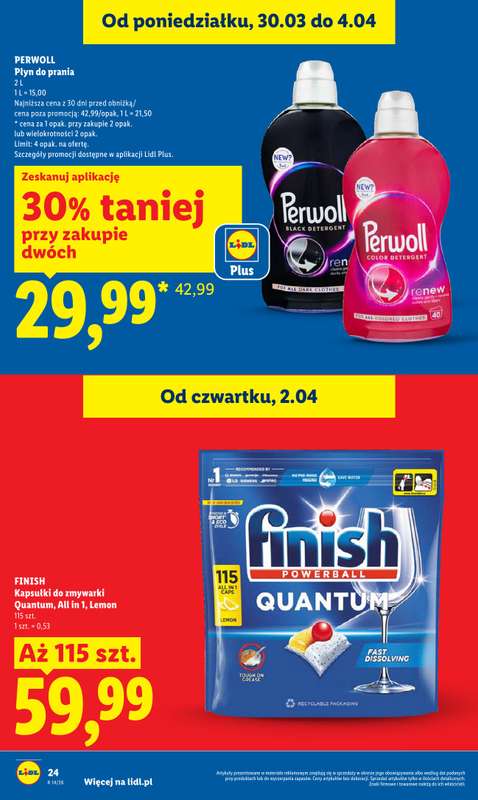 Lidl - gazetka promocyjna Oferta od czwartku od czwartku 02.04 do soboty 04.04 - strona 24