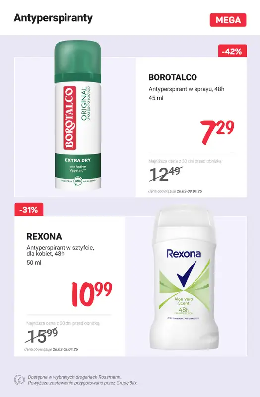 Rossmann - gazetka promocyjna Nawet do -50% taniej od poniedziałku 06.04 do środy 08.04 - strona 4