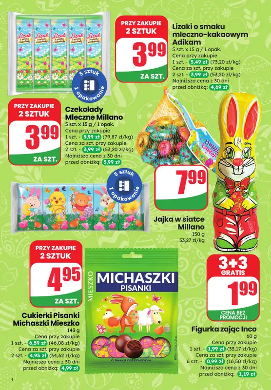 Dino - gazetka promocyjna Katalog - Słodka Wielkanoc 2026ㅤ od piątku 03.04 do soboty 04.04 - strona 4