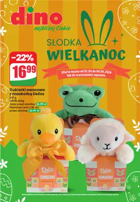 Dino - gazetka promocyjna Katalog - Słodka Wielkanoc 2026ㅤ od piątku 03.04 do soboty 04.04