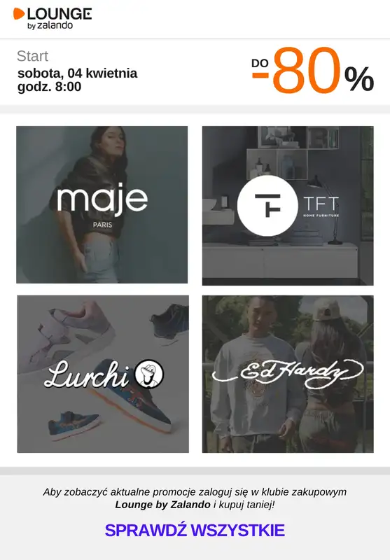 Lounge by Zalando - gazetka promocyjna Do -80% promocje na wybrane marki na WEEKEND! od soboty 04.04 do niedzieli 05.04 - strona 6