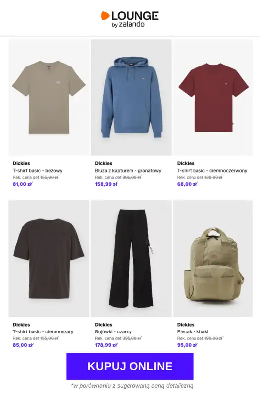 Lounge by Zalando - gazetka promocyjna Do -79% Dickies od piątku 03.04 do poniedziałku 06.04 - strona 3