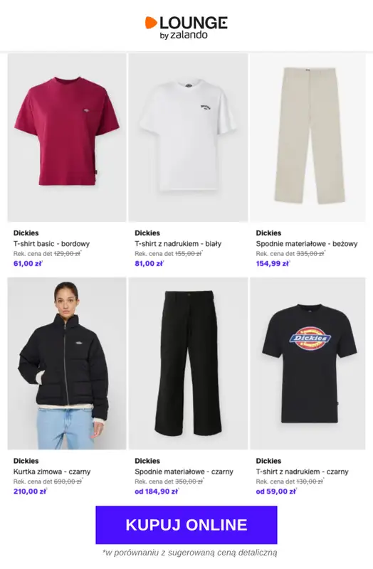 Lounge by Zalando - gazetka promocyjna Do -79% Dickies od piątku 03.04 do poniedziałku 06.04 - strona 8