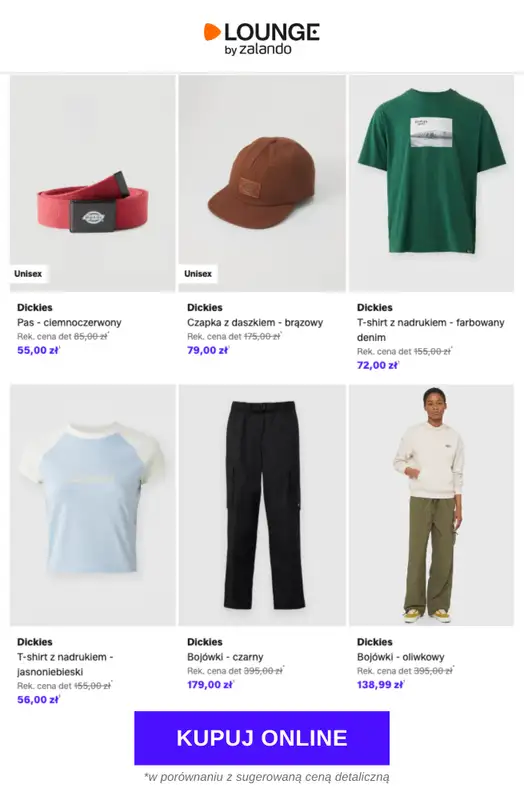 Lounge by Zalando - gazetka promocyjna Do -79% Dickies od piątku 03.04 do poniedziałku 06.04 - strona 6