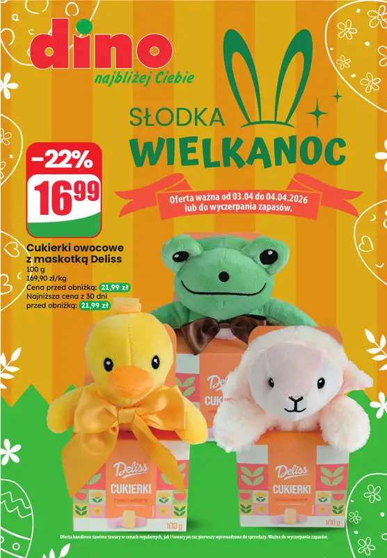Dino - gazetka promocyjna Katalog - Słodka Wielkanoc 2026ㅤ  