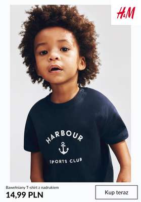 Bawełniany T-shirt z nadrukiem - Harbour Sports Club