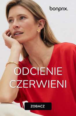 bonprix - gazetka promocyjna Odcienie czerwieni od piątku 03.04 do poniedziałku 13.04
