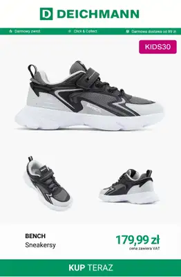 Deichmann - gazetka promocyjna -30% na nieprzecenione buty dziecięce od 119 zł w Deichmann PLUS od piątku 03.04 do niedzieli 12.04 - strona 7