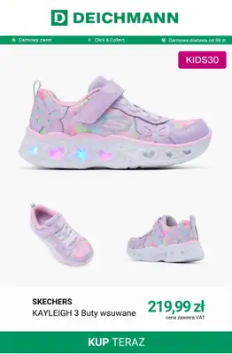 Deichmann - gazetka promocyjna -30% na nieprzecenione buty dziecięce od 119 zł w Deichmann PLUS od piątku 03.04 do niedzieli 12.04 - strona 10