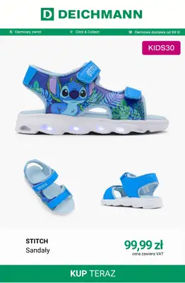 Deichmann - gazetka promocyjna -30% na nieprzecenione buty dziecięce od 119 zł w Deichmann PLUS od piątku 03.04 do niedzieli 12.04 - strona 9