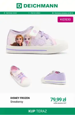Deichmann - gazetka promocyjna -30% na nieprzecenione buty dziecięce od 119 zł w Deichmann PLUS od piątku 03.04 do niedzieli 12.04 - strona 2