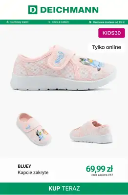 Deichmann - gazetka promocyjna -30% na nieprzecenione buty dziecięce od 119 zł w Deichmann PLUS od piątku 03.04 do niedzieli 12.04 - strona 6