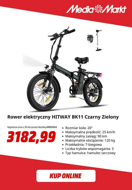 Media Markt - gazetka promocyjna Do -50% na wybrane rowery i hulajnogi od piątku 03.04 do poniedziałku 13.04 - strona 7
