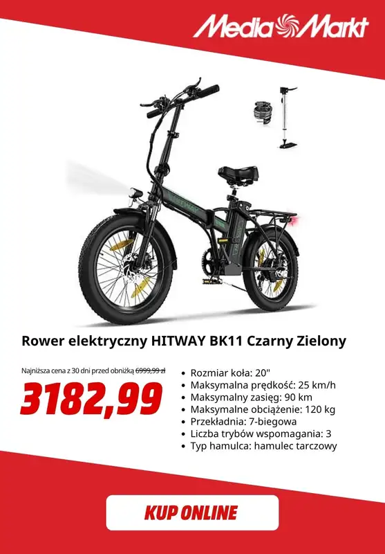 Media Markt - gazetka promocyjna Do -50% na wybrane rowery i hulajnogi od piątku 03.04 do poniedziałku 13.04 - strona 7