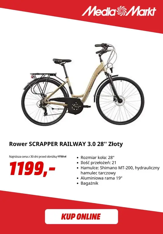 Media Markt - gazetka promocyjna Do -50% na wybrane rowery i hulajnogi od piątku 03.04 do poniedziałku 13.04 - strona 5