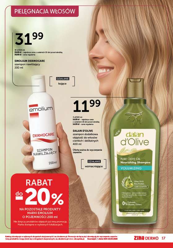 Ziko Dermo - gazetka promocyjna Gazetka Wiosenne hity cenowe od czwartku 09.04 do środy 22.04 - strona 17