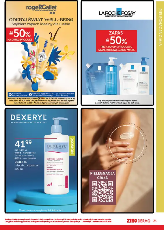 Ziko Dermo - gazetka promocyjna Gazetka Wiosenne hity cenowe od czwartku 09.04 do środy 22.04 - strona 21