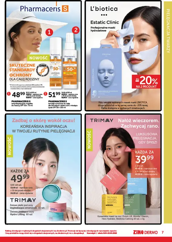 Ziko Dermo - gazetka promocyjna Gazetka Wiosenne hity cenowe od czwartku 09.04 do środy 22.04 - strona 7