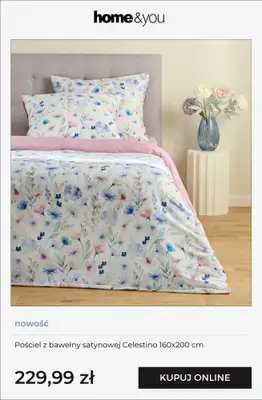 home&you - gazetka promocyjna Nowości: pościele od piątku 03.04 do soboty 11.04 - strona 5