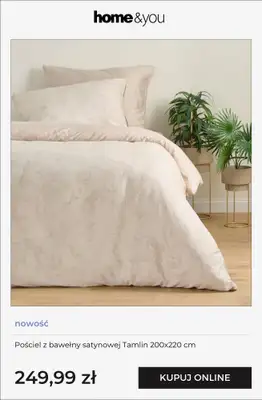 home&you - gazetka promocyjna Nowości: pościele od piątku 03.04 do soboty 11.04 - strona 3
