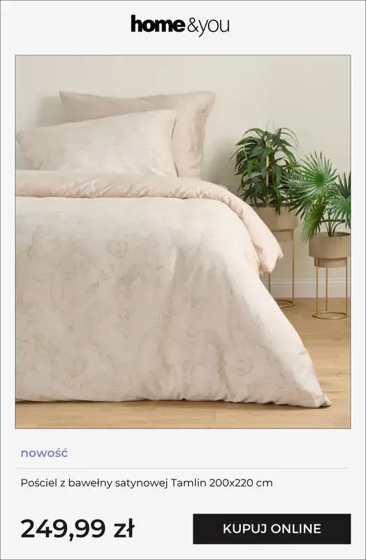 home&you - gazetka promocyjna Nowości: pościele od piątku 03.04 do soboty 11.04 - strona 3