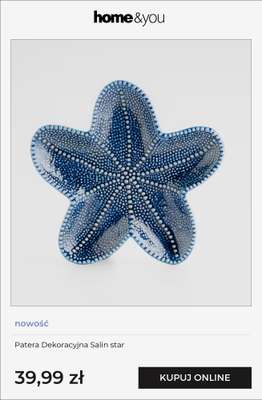 Patera Dekoracyjna Salin star