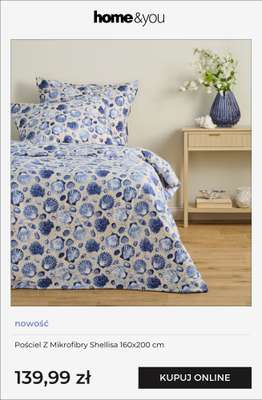 Pościel Z Mikrofibry Shellisa 160x200 cm