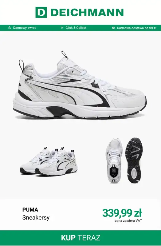 Deichmann - gazetka promocyjna Sneakersy damskie w biegowym stylu od soboty 04.04  - strona 8