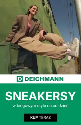 Deichmann - gazetka promocyjna Sneakersy damskie w biegowym stylu od soboty 04.04 