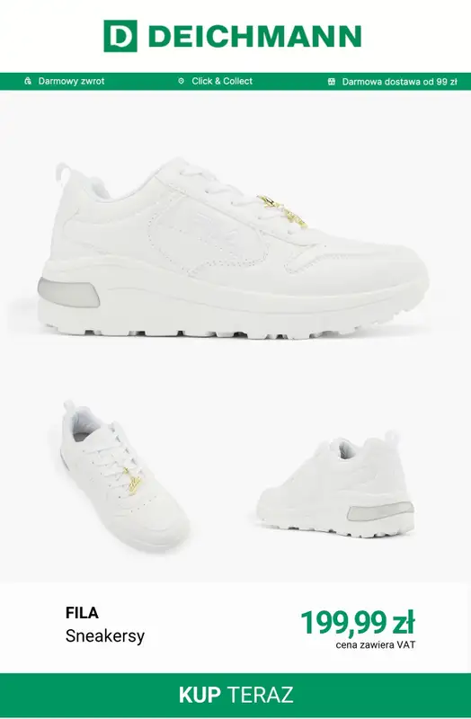 Deichmann - gazetka promocyjna Sneakersy damskie w biegowym stylu od soboty 04.04  - strona 11