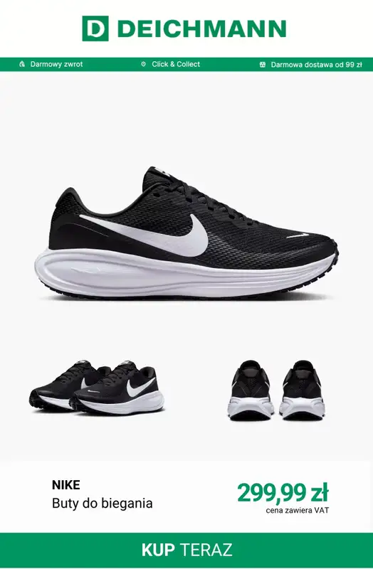 Deichmann - gazetka promocyjna Sneakersy damskie w biegowym stylu od soboty 04.04  - strona 9