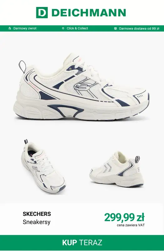Deichmann - gazetka promocyjna Sneakersy damskie w biegowym stylu od soboty 04.04  - strona 4
