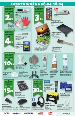 Leclerc - gazetka promocyjna Oferta E.Leclerc od środy 08.04 do soboty 18.04 - strona 5