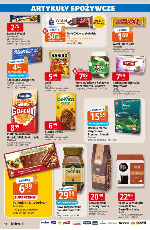 Leclerc - gazetka promocyjna Oferta E.Leclerc od środy 08.04 do soboty 18.04 - strona 18