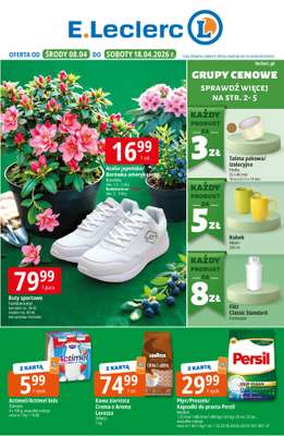 Leclerc - gazetka promocyjna Oferta E.Leclerc od środy 08.04 do soboty 18.04
