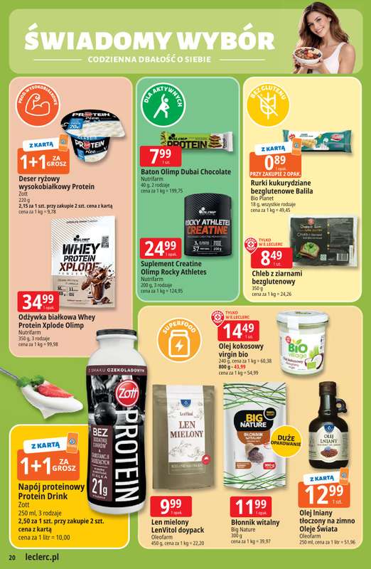 Leclerc - gazetka promocyjna Oferta E.Leclerc od środy 08.04 do soboty 18.04 - strona 20