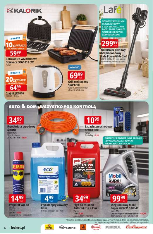 Leclerc - gazetka promocyjna Oferta E.Leclerc od środy 08.04 do soboty 18.04 - strona 6