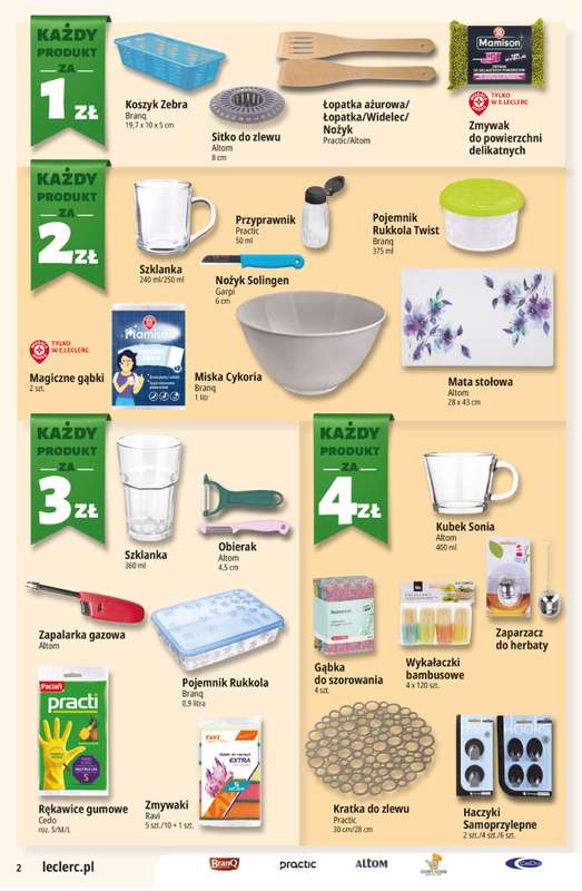 Leclerc - gazetka promocyjna Oferta E.Leclerc od środy 08.04 do soboty 18.04 - strona 2