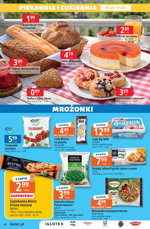 Leclerc - gazetka promocyjna Oferta E.Leclerc od środy 08.04 do soboty 18.04 - strona 14
