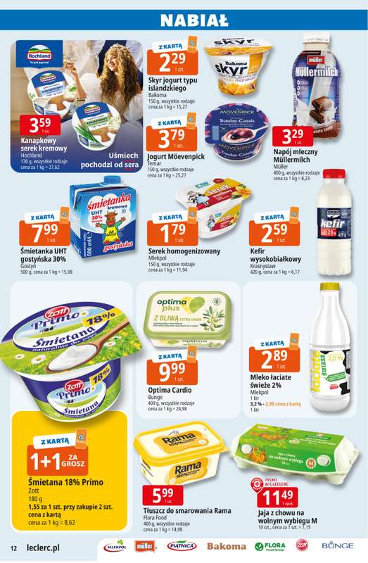 Leclerc - gazetka promocyjna Oferta E.Leclerc od środy 08.04 do soboty 18.04 - strona 12
