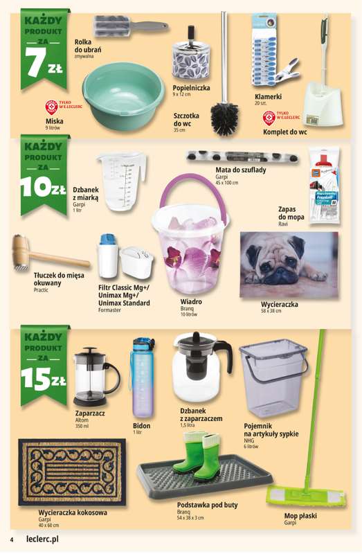 Leclerc - gazetka promocyjna Oferta E.Leclerc od środy 08.04 do soboty 18.04 - strona 4