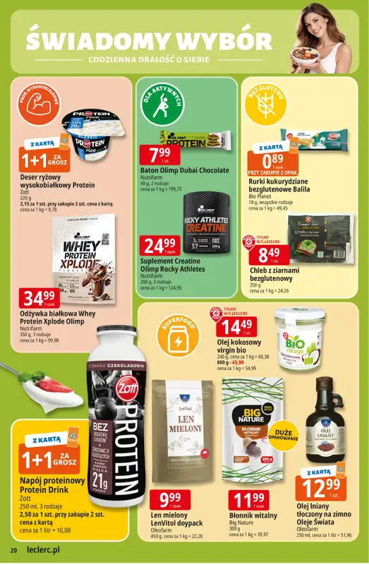 Leclerc - gazetka promocyjna Oferta E.Leclerc od środy 08.04 do soboty 18.04 - strona 20