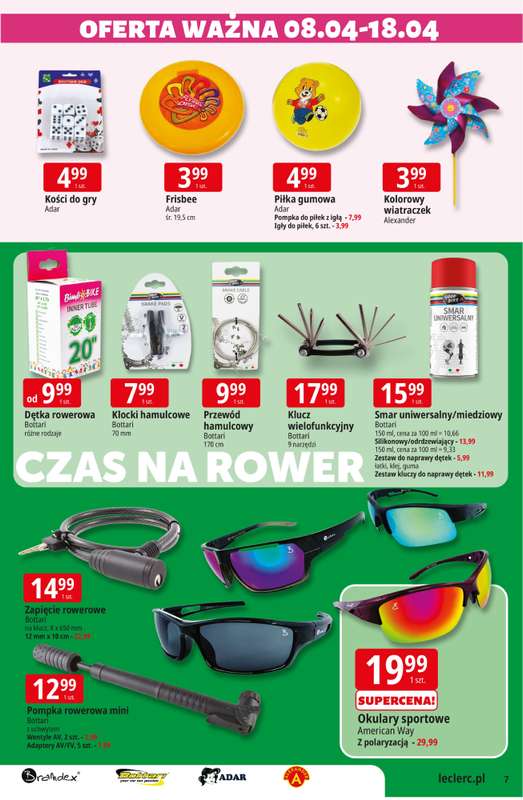 Leclerc - gazetka promocyjna Oferta E.Leclerc od środy 08.04 do soboty 18.04 - strona 7