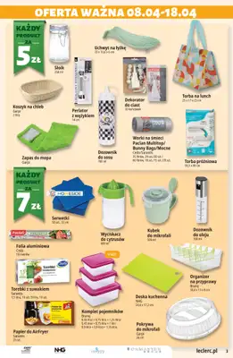 Leclerc - gazetka promocyjna Oferta E.Leclerc od środy 08.04 do soboty 18.04 - strona 3
