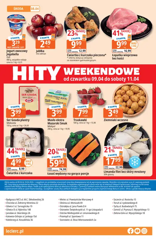 Leclerc - gazetka promocyjna Oferta E.Leclerc od środy 08.04 do soboty 18.04 - strona 24